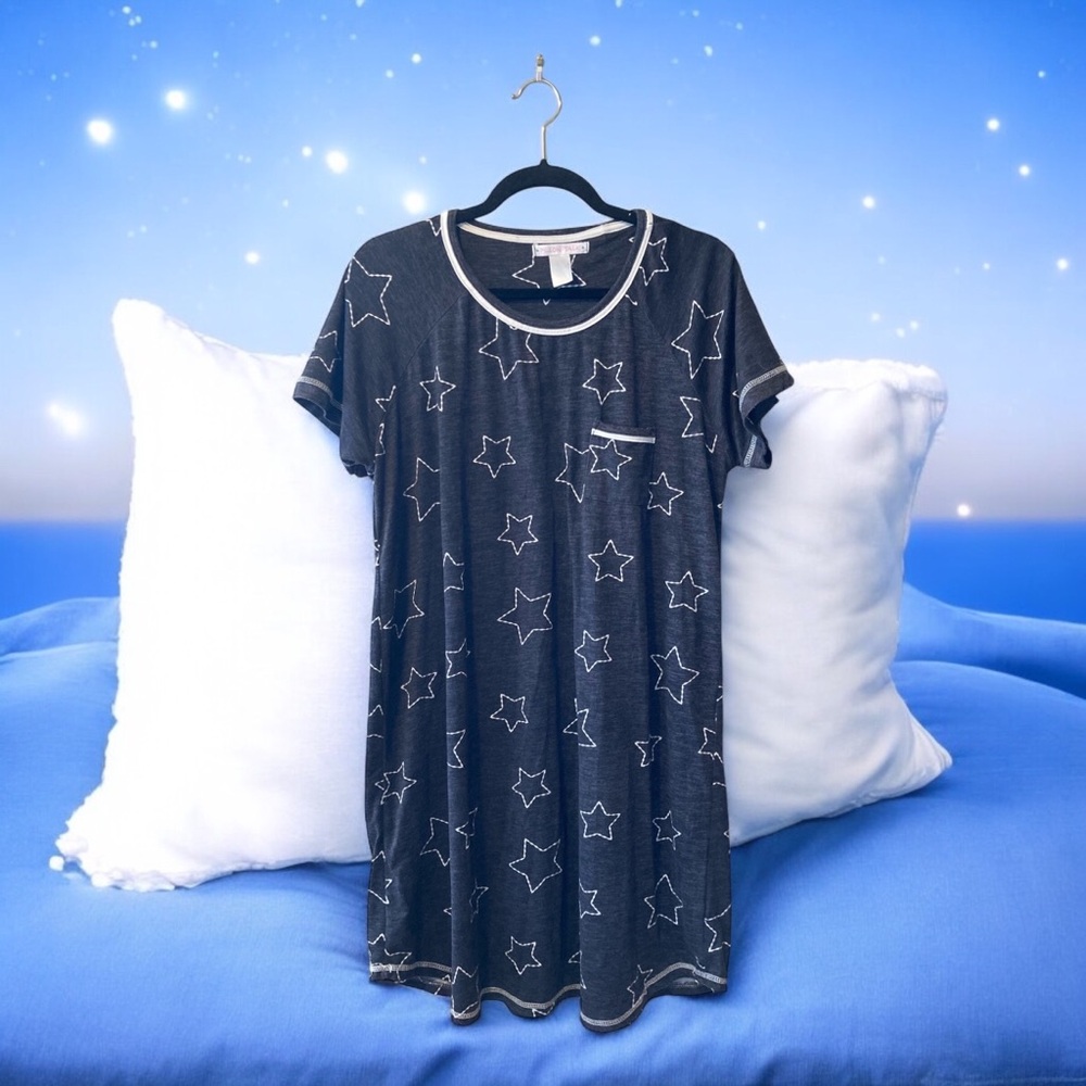 Pillow Talk Starry Dark Grey Nightie